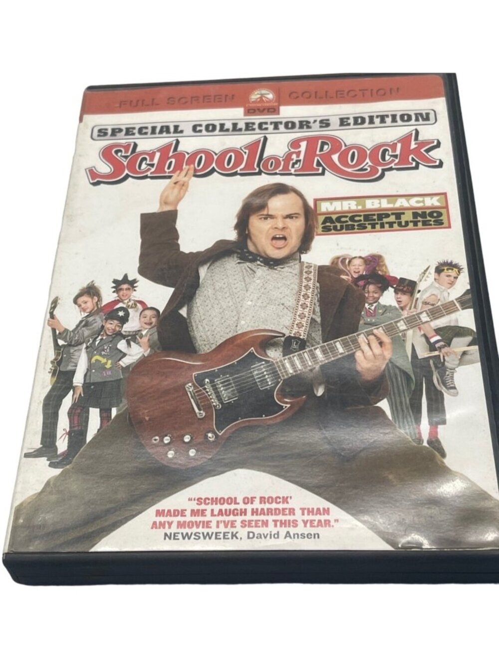 School of rock DVD copyright 2003 109 min PG-13 English paramount used see photo